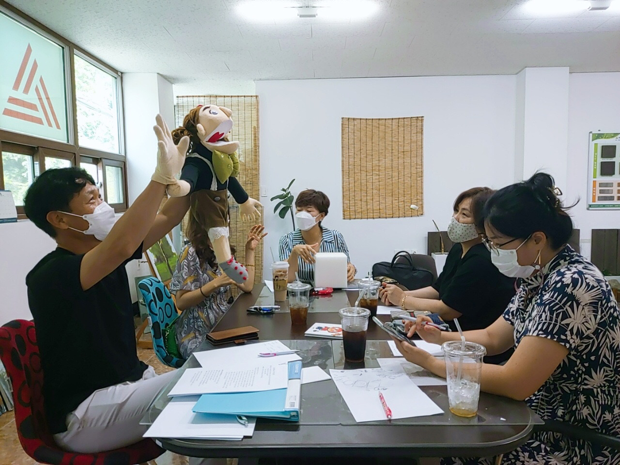 인형극 동호회 마마두 1차 활동 사진 입니다.
